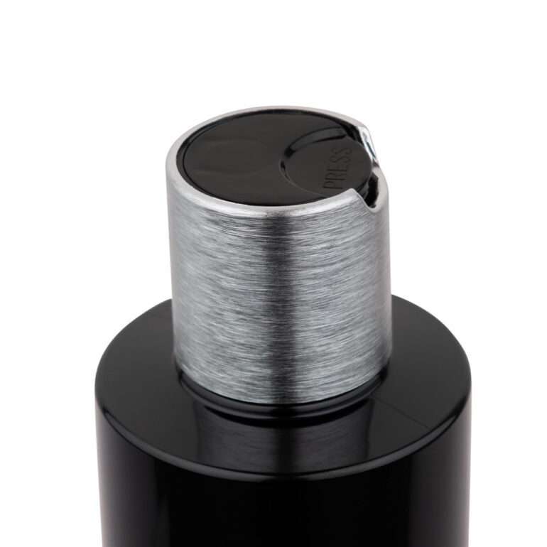 250 ml black bottle with cap - Afbeelding 3