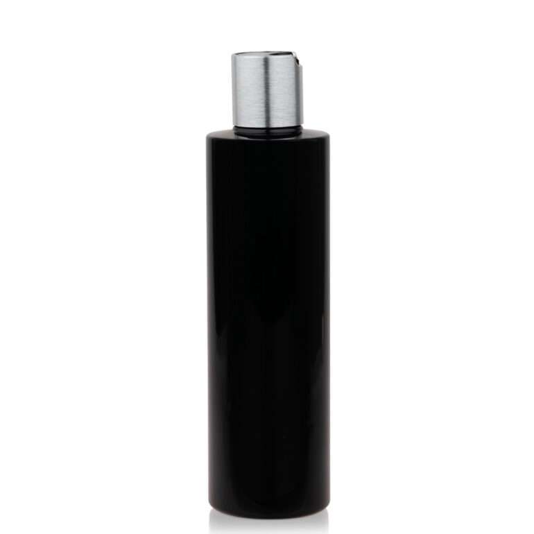 250 ml black bottle with cap