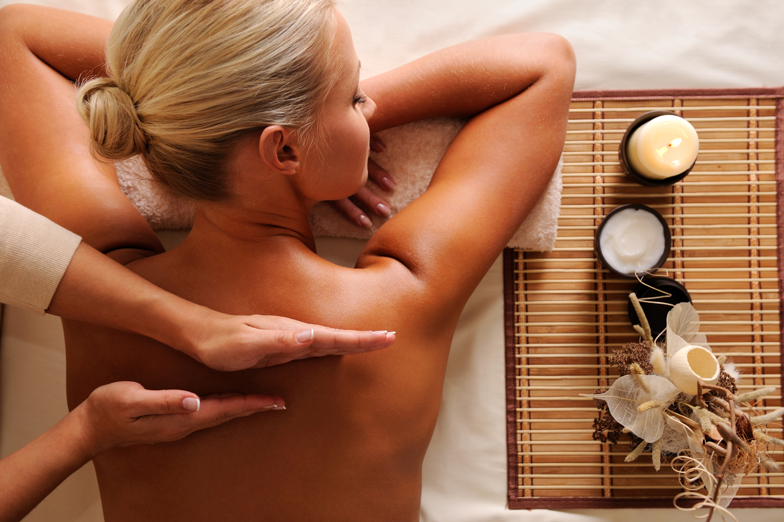 Massage oil back