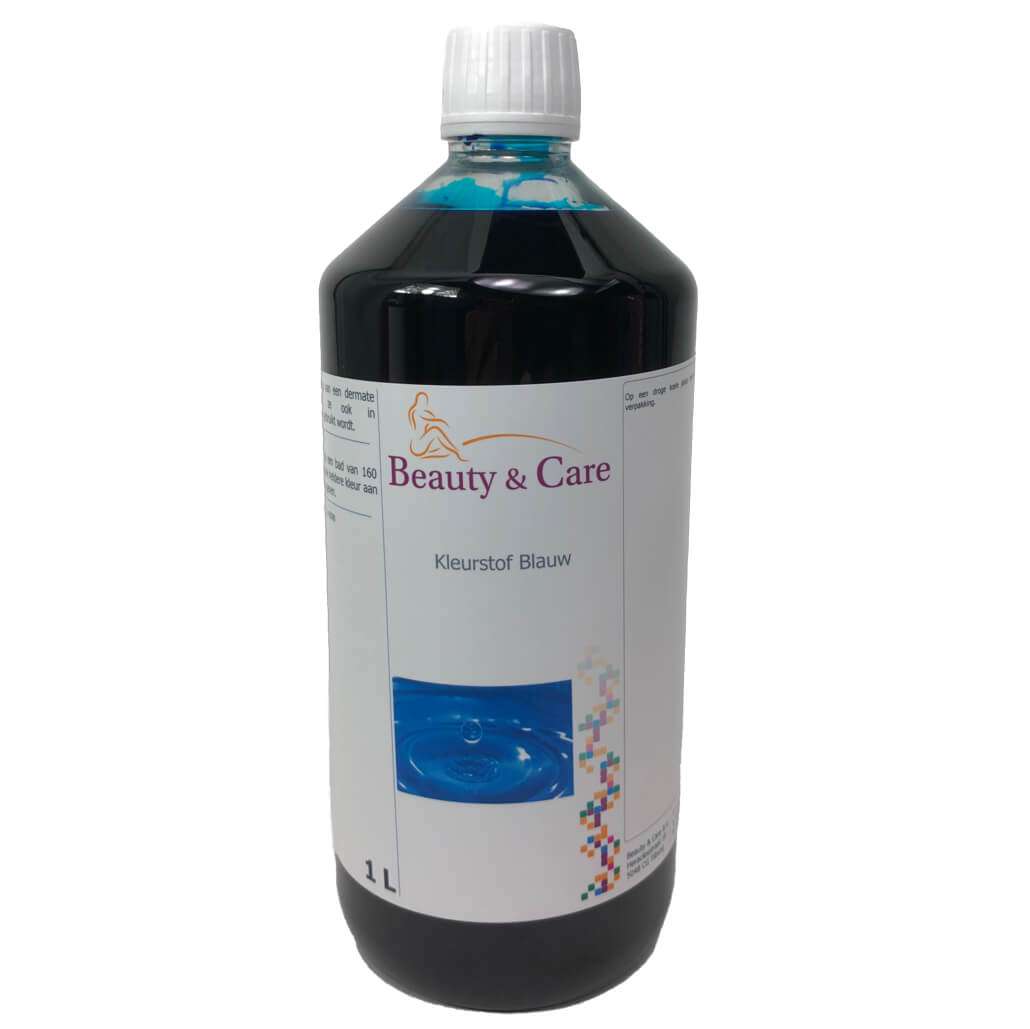 Blaue Farbstoffflasche 1 Liter