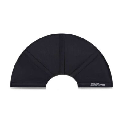 Fahnentuch schwarz 74 cm Fächer - ohne Gestell