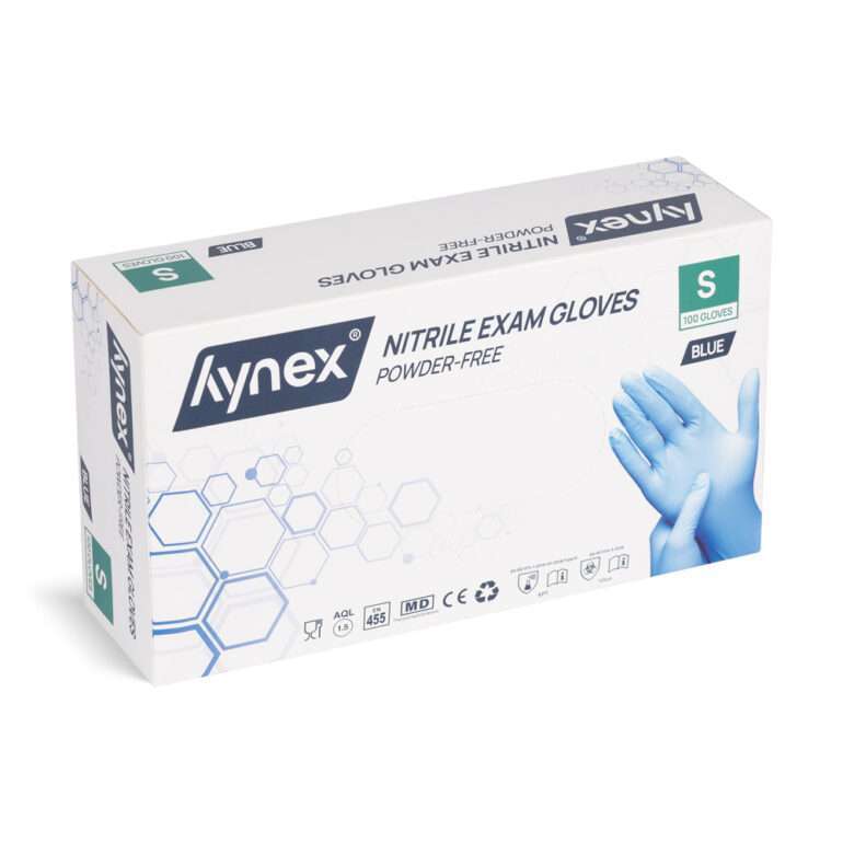 Glove soft nitrile blue powder-free 100 pieces - Afbeelding 4