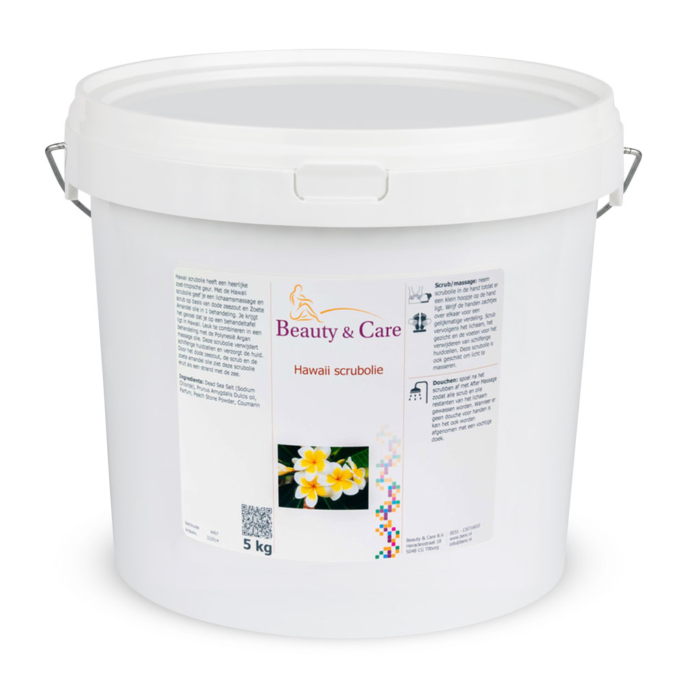 Hawaii body scrub oil