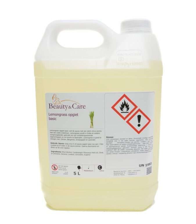 Lemongrass sauna aroma basic – 5 L