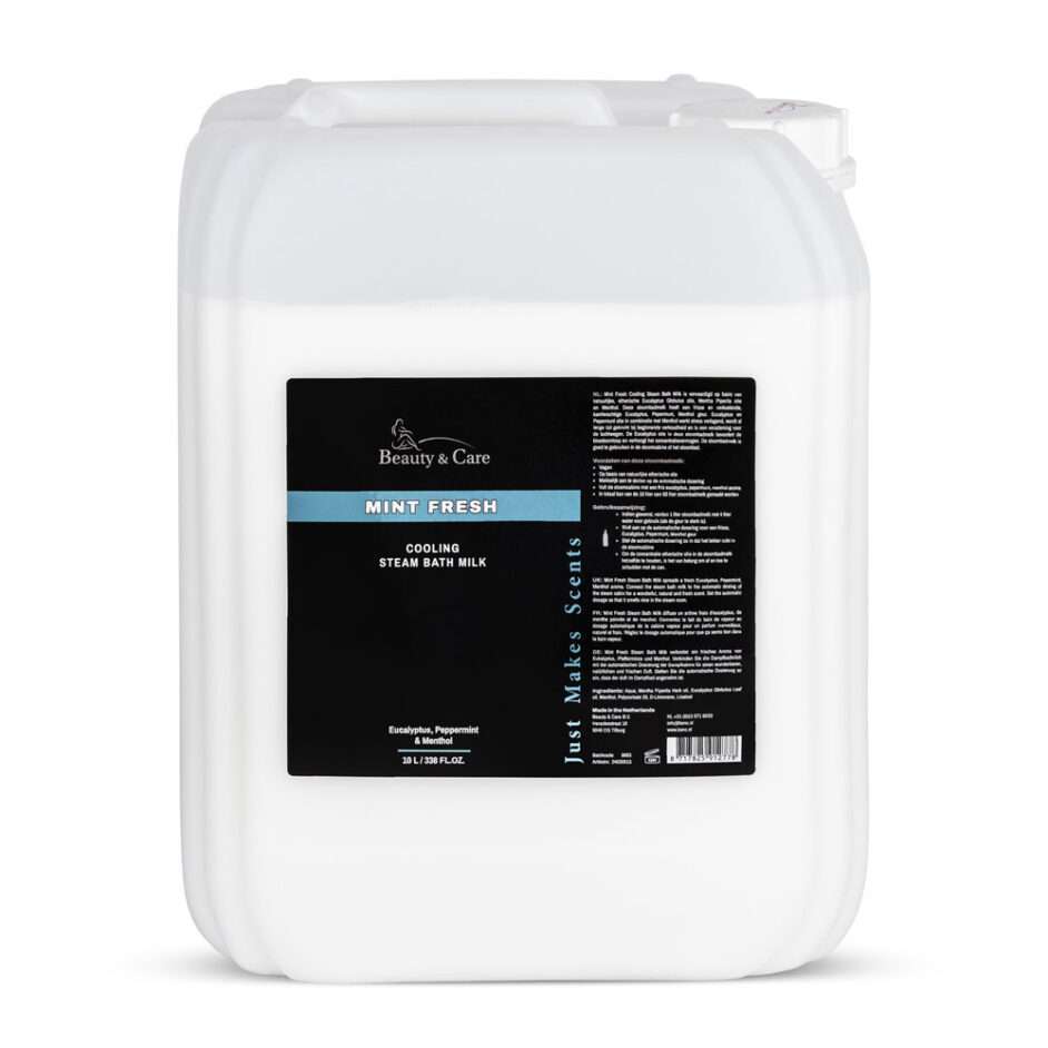 Minzfrische Dampfbadmilch – 10 L