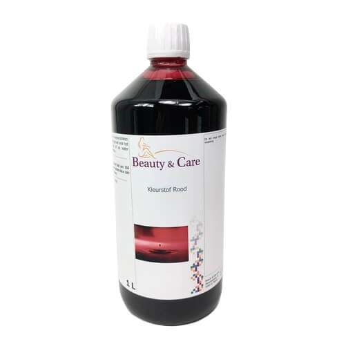 Flasche mit roter Farbe 1 Liter