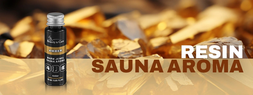Bernstein-Aufguss für die Sauna