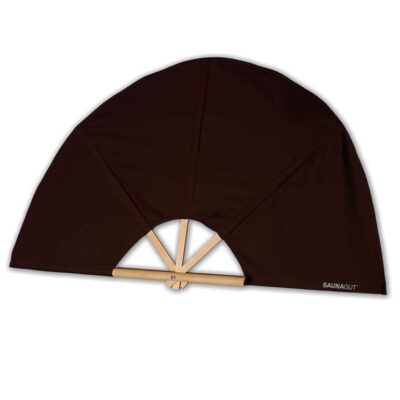 Saunagut Fächer schwarz 150 cm