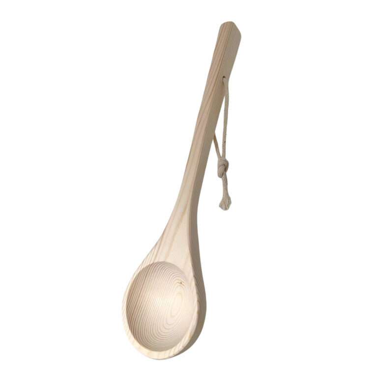 Sauna ladle wood 40 cm - Afbeelding 2