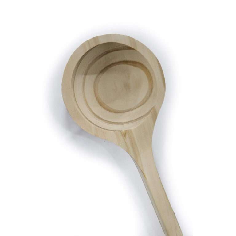 Sauna ladle wood 50 cm - Afbeelding 3