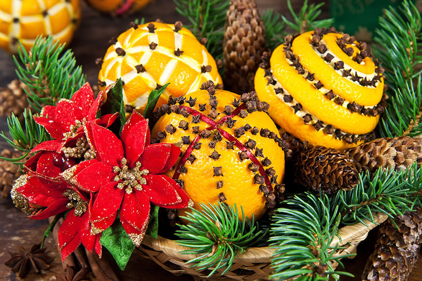 Winter mix orange cinnamon clove