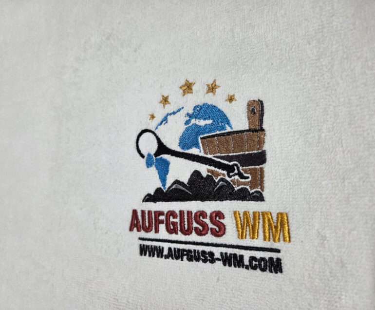 Towel double stitched seam 75 x 100 cm 440 g/m2 WM-Master – Bild 2