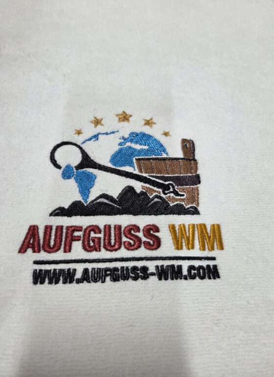 Towel double stitched seam 75 x 100 cm 440 g/m2 WM-Master – Bild 3