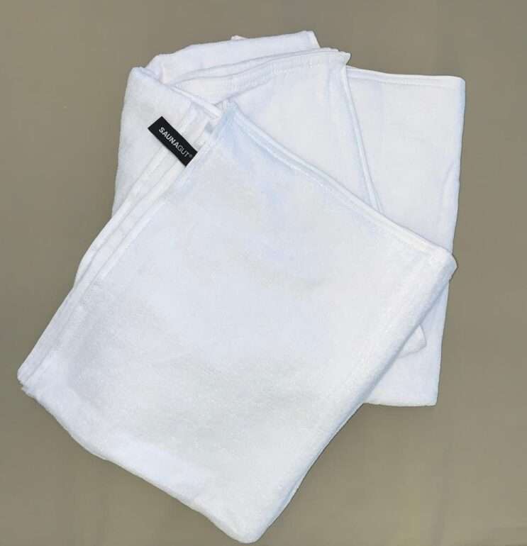 Saunagut Towel double stitched seam 75 x 100 cm 440 g/m2 – Bild 6